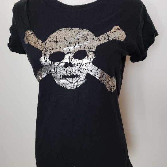 L.O.L. Vintage Tops - LOL Vintage XXL Skull Fitted TShirt